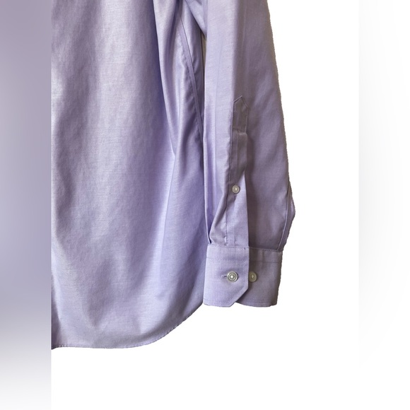 Banana Republic Mens Purple Dress Shirt - Picture 4 of 6